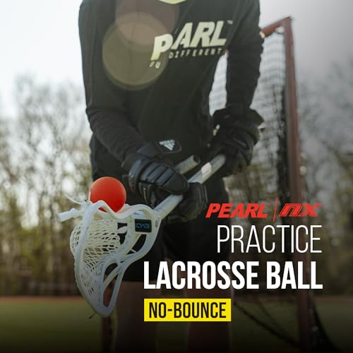 Pearl NX Greaseless Lacrosse Balls by Guardian Innovations - Long Lasting, No-Bounce Balls Perfect for Indoor Play and Practice