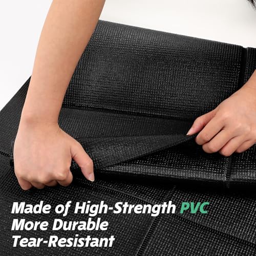 Molain Walking Pad Mat,Foldable Treadmill Mat for Hardwood Floor,68x24 Inch - size: 0.4CM