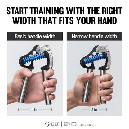 GD IRON GRIP 70 Hand Grip Strengthener (Adjustable hand grip) Wrist and Forearm Strength Trainer Hand Strengthner