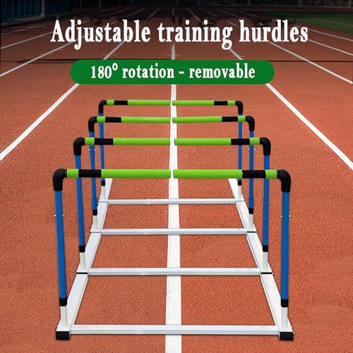 Soft Safety Hurdles, Agility Training Coordination Set, Adjustable Lift, Separate Soft Pole Design, Used for Professional Hurdles Competitions, Training, Etc.