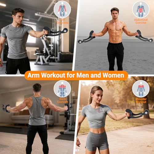 Ropeless Battle Ropes for Home Gym, Heavy Duty Weighted Cordless Battle Rope, Portable Battle Rope for HIIT Workout for Men and Women