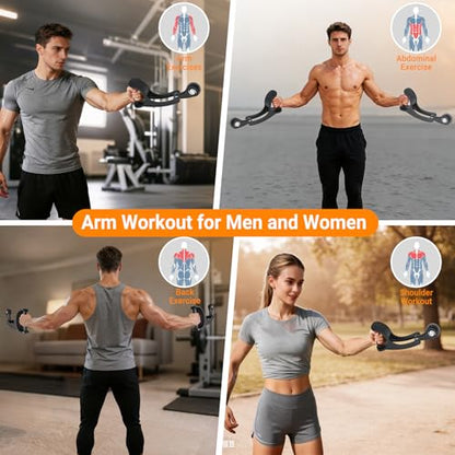 Ropeless Battle Ropes for Home Gym, Heavy Duty Weighted Cordless Battle Rope, Portable Battle Rope for HIIT Workout for Men and Women