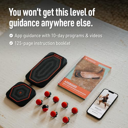 SIDEKICK AxisBoard Pro Balance Board for Foot & Ankle Rehab | Physical Therapy Training System for Ankle Sprains, Achilles Pain & Plantar Fasciitis | Includes PT Guide + Sidekick App