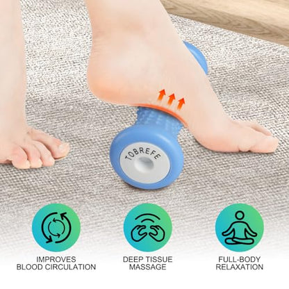 Plantar Fasciitis Relief Foot Massage Roller, for Cure Plantar Fasciitis, Arch and Heel Pain, Myofascial Pain Syndrome, Deep Tissue Acupresssure Reflexology Recovery Muscle Massage Tool - size: 1