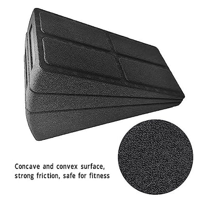 Slant Board for Heel Elevated Squat, Calf Stretching with 3 Heights, EPP Workout Board Foot Supports Incline Equipment Planted Fasciitis Ankle Stretch Bars Strength