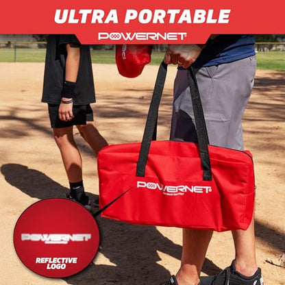 PowerNet Baseball Softball MaxControl Trampoline, Increase Posterior Shoulder Strength, Improve Arm Health, Folds for Easy Storage and Portability