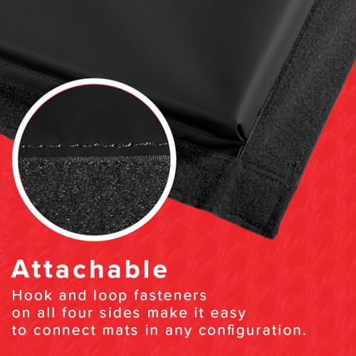 We Sell Mats 4 x 8 ft Folding Exercise Mat, 2 Inch Thick Personal Fitness & Home Gym Mat for Yoga, Pilates, Stretching & Workouts - color: Black
