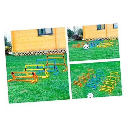 Agility Hurdles Set Soccer Training Poles Mini Hurdles for Fitness Football Training Accessories Field Obstacles