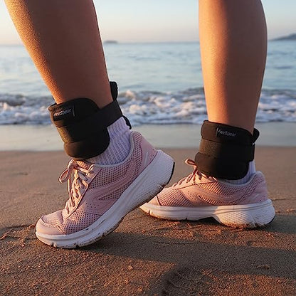Ankle Weights for Men Women Wrist Weights 2 * 1lb 2lbs 3lbs 4lbs 5lbs 6lbs Leg Weights Sandbags Kids Arm Hand Weights for Fitness Walking Running Gym