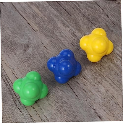 BESPORTBLE Hexagonal Reaction Ball Hand-Eye Coordination Trainer for Baseball Soccer Workout