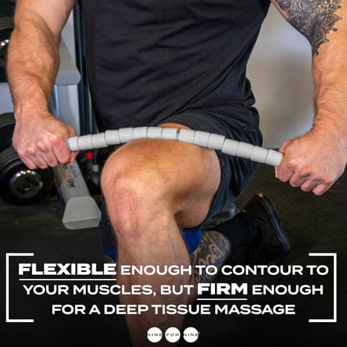 Massage Stick 24" Handheld Spindle Massage Roller - Full Body Muscle Recovery & Myofascial Release (Large - 24" Massage Stick) - color: 24" Massage Pin (Large)