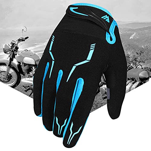 WESTWOOD FOX Cycling Gloves for Men - Full Finger BMX & Mountain Bike Gloves with Touchscreen, MTB, Padded Anti-Slip Grips for Men, Women & Wheelchairs
