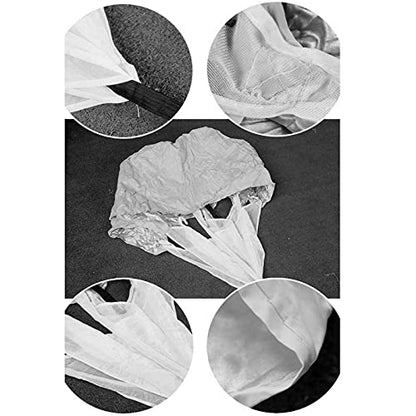 Resistance Parachute Resistance Parachute, Running Speed Training Resistance Parachute with Adjustable Strap, Speed Sprint Training Chute(Color:Black) - color: Black