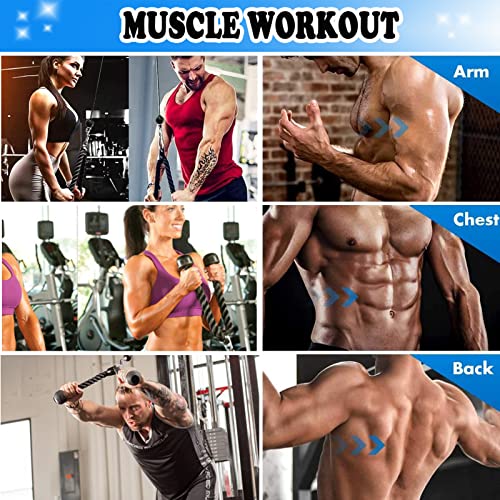 LAT Pulley System for Home Gym – Strength Training Fitness Equipment Cable Machine for Triceps, Biceps, Back & Shoulder Workouts - color: Triceps Rope