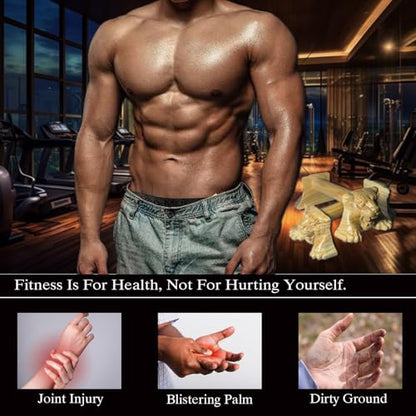 Tiger Power,Wood Pushup Bars Non-Slip Base Exercise Home.