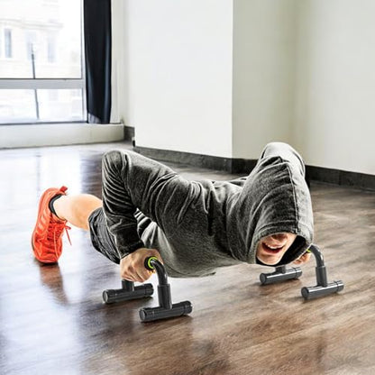 La-VIE 3B-3043 Push Up Bar with 2 Levels Angle Adjustment, Set of 2, Push-ups, Inclination