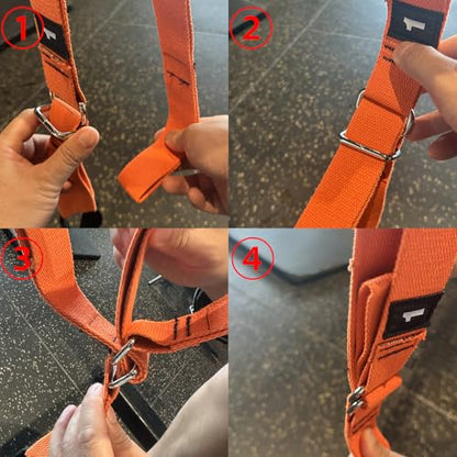 Pull-Up Assist Band with Adjustable Resistance – Heavy-Duty 400 lbs Elastic Power Bands for Chin-Up Training, Home Gym & Indoor Exercise – Ideal for Beginners, Students, and Adults (Orange)