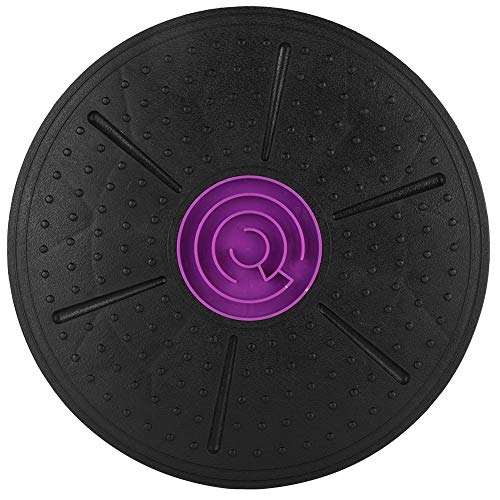 Wobble Balance Board Fitness Body Balance Board Non-Slip Round Wobble Board with Maze Yoga Pilates Workout Wobble Board for Core Strength, Rehabilitation, Stability and Coordination, 14.2inch