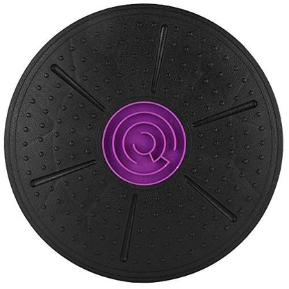 Wobble Balance Board Fitness Body Balance Board Non-Slip Round Wobble Board with Maze Yoga Pilates Workout Wobble Board for Core Strength, Rehabilitation, Stability and Coordination, 14.2inch