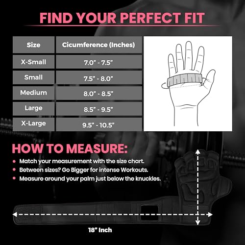 Workout Gloves for Men & Women, Smartwatch Compatible Ventilated Gym Gloves with Wrist Wrap Support, Breathable Weight Lifting Gloves for Fitness, Training & Cycling with Excellent Grip