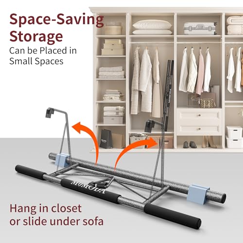 MOMODA Doorway Pull Up Bar, Home Gym Fitness Chin-Up Bar for Door Frame