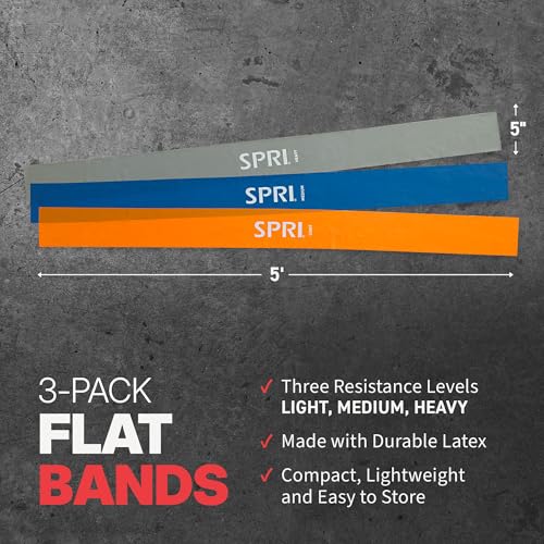 SPRI Flat Bands 3-Pack - - size: 3 Count (Pack of 1)
