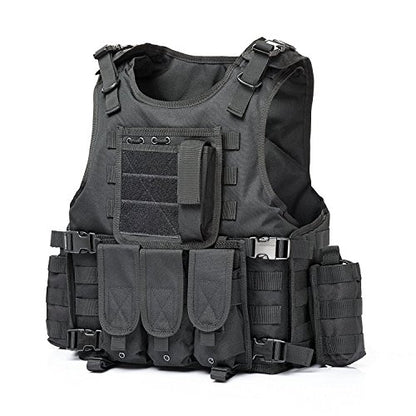 Trainning Tactical Airsoft Paintball Combat Swat Assault Army Shooting Hunting Outdoor Molle Police Vest