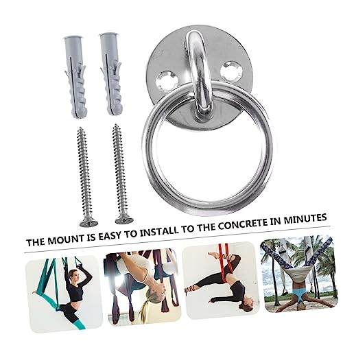 Suspension Trainer Bracket Durable Ceiling Anchor for Gymnastic Rings Yoga Swings Resistance Bands Easy
