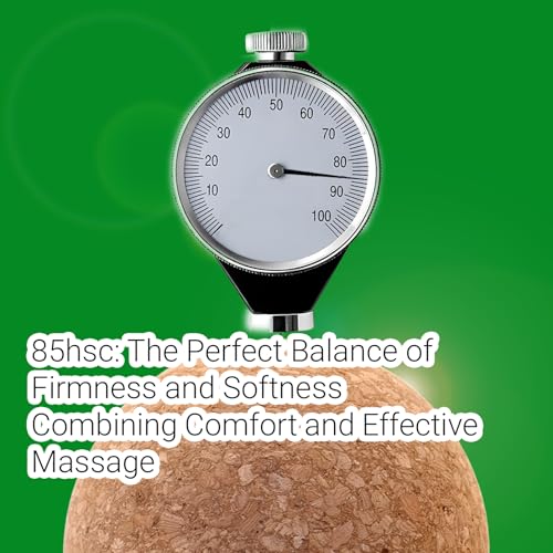 Natural Cork Massage Ball, Eco Sports Equipment, Round Exercise Therapy Ball, Self-Myofascial Release Tool