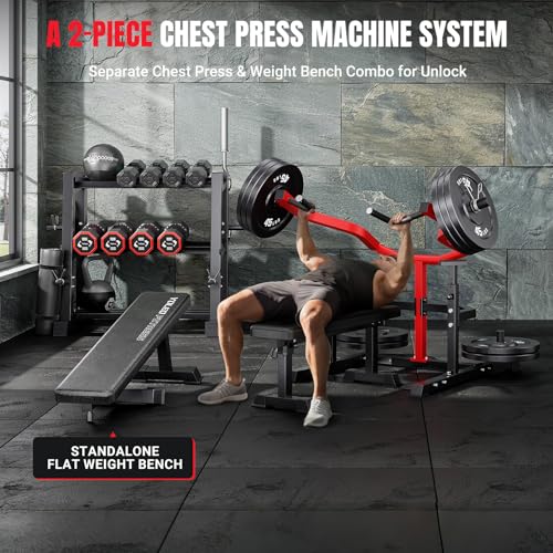 YOLEO Folding Gym Bench for Full Body Training, 300kg/660LB Abdominal Bench for Strength Training in Gym Home, with Quick Folding and Fast Adjustment