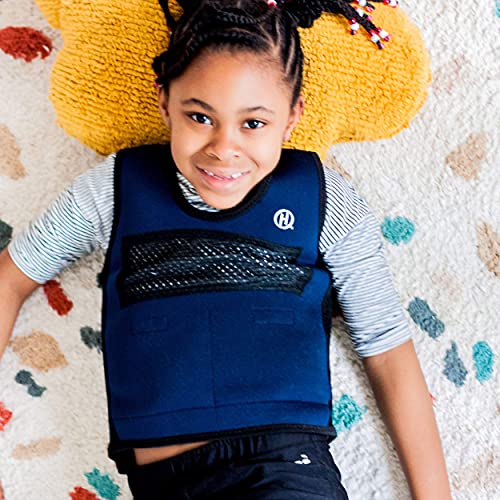 Weighted Vest for Kids - Neoprene Compression Vest - Ages 5 to 9 - Adjustable Kids Weighted Vest with 2lb Weight - Breathable and Washable Compression Vest - Medium
