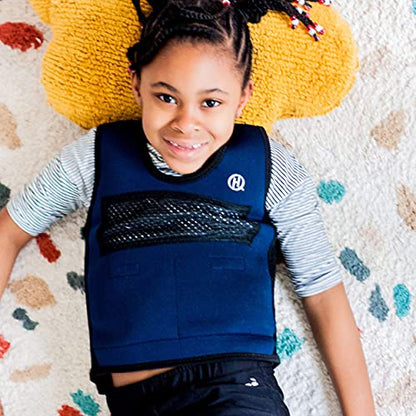 Weighted Vest for Kids - Neoprene Compression Vest - Ages 5 to 9 - Adjustable Kids Weighted Vest with 2lb Weight - Breathable and Washable Compression Vest - Medium