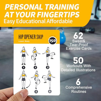 Bodyweight Fitness Planners, 62 Exercises Cards Deck Large Size 5" x 3.5" Fitness Cards for Women & Men, Beginner Fitness Guide to Training Exercises at Home or Gym (Bodyweight, Vol 3) - style: Bodyweight Vol3
