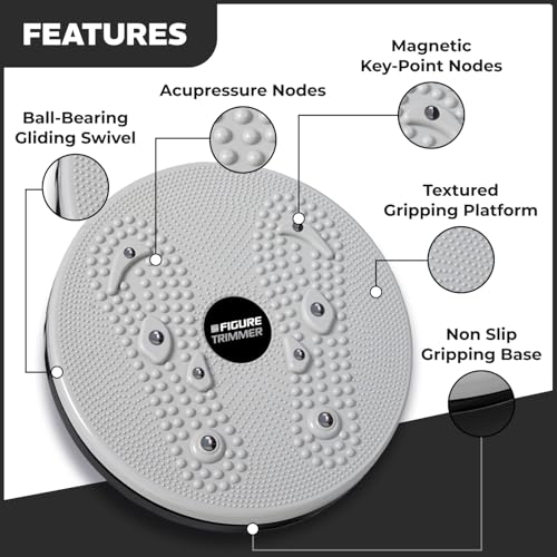 Ab Twister Board for Exercise Waist Twisting Disc Acupressure Nodes