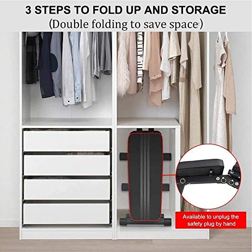 Foldable Sit-Ups Dip Stand Weight Bench Home Gym Weightlifting Stand for Full Body Training Adjustable Dumbbell Bench Multi-Function Fitness Stool