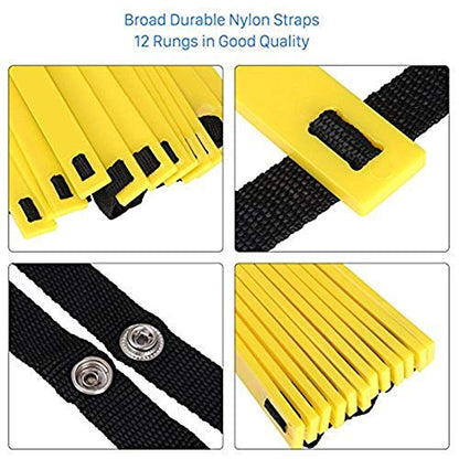 Pro Agility Ladder Agility Training Ladder Speed Flat Rung, Speed Agility Ladder with Carrying Bag for Soccer Football Training - Multi Choice: 8, 12 Rung