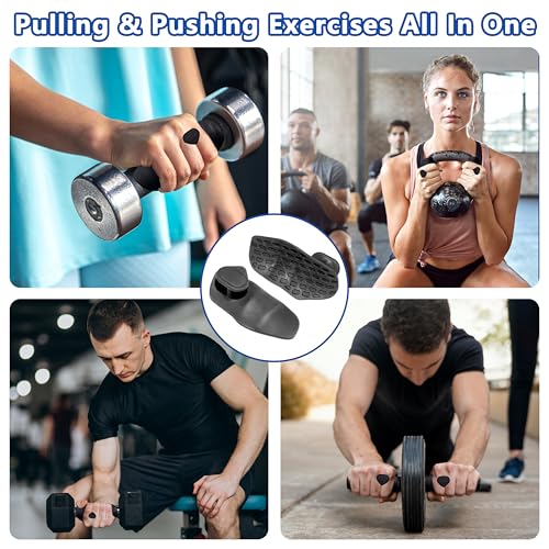 Silicone Gym Grips for Weight Lifting,Workout Gloves for Women Men Alternative,Anti Slip Gym Workout Grip,Rubber Gym Hand Grips-Weightlifting Grips Pad for Barbell,Pull Up,Ryptfit,Training