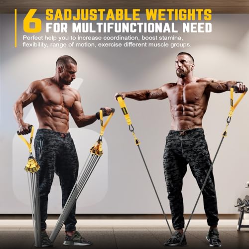 KUZARO Heavy Resistance Bands for Working Out, 300lbs/360lbs Heavy Exercise Bands with Handles, Resistance Bands for Men, Weight Bands Set for Muscle Training, Strength, Yoga, Home Workout Equipment - style: 300lbs