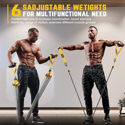 KUZARO Heavy Resistance Bands for Working Out, 300lbs/360lbs Heavy Exercise Bands with Handles, Resistance Bands for Men, Weight Bands Set for Muscle Training, Strength, Yoga, Home Workout Equipment - style: 300lbs