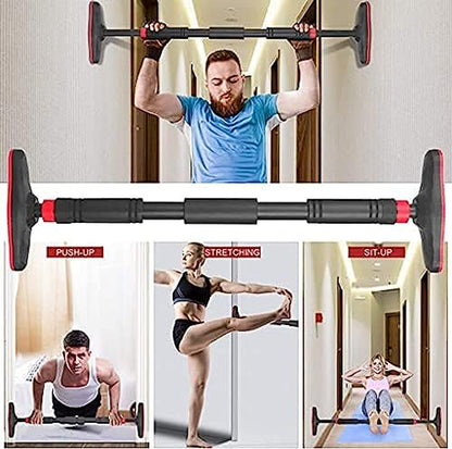 Pull Up Bar For Doorway, Chin Up Bar No Screw, Strength Training Pullup Bars Door Frame Pull-up Bar With Locking Mechanism, Adjustable Width Training Bars,Friendly32