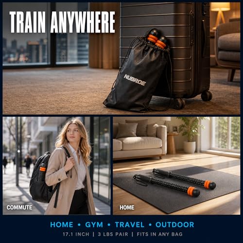 Ropeless Battle Ropes:Adjustable Resistance&Portable | High-intensity interval training (HIIT); Deep core muscle targeting; Whole-body coordination improvement