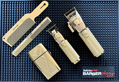 BaBylissPRO Barberology Rubber Mat - BWSM1 Black, 1 Pc Mat - style: Standard
