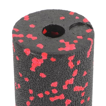 Portable Yoga Column Massager Hard Foam Roller for Muscle Release Red