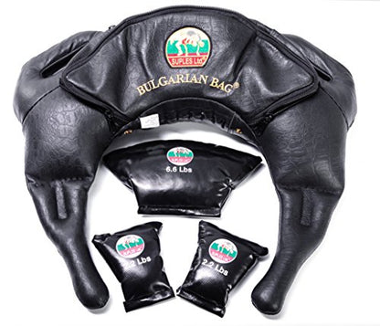 Suples Bulgarian Bag Strong Model (Genuine Leather) - The Original Bulgarian Bag Creator - Fitness Bag, Crossfit, Wrestling, Functional Training Bag, Sandbag, Powerbag, Training Bag.