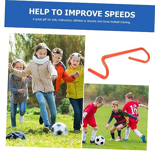 VICASKY 15cm High Portable Training Hurdles Mini Hurdle Set for Boys and Girls Agility Training Equipment for Soccer Basketball and Track Drills