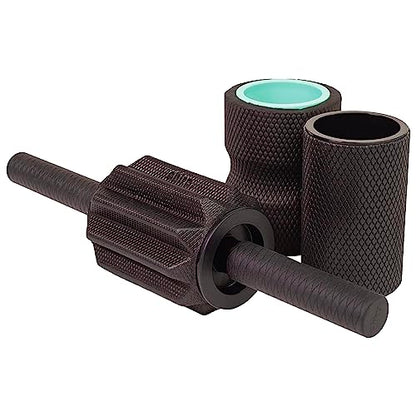Chirp 3-in-1 Muscle Roller - Customizable Recovery Massager for Targeted Deep Tissue Massage, Pressure Point Relief for Back and Legs, Durable Foam Roller Supports up to 500 lbs, 4 x 4 x 24 inches - style: 3-in-1 Muscle Roller
