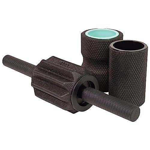 Chirp 3-in-1 Muscle Roller - Customizable Recovery Massager for Targeted Deep Tissue Massage, Pressure Point Relief for Back and Legs, Durable Foam Roller Supports up to 500 lbs, 4 x 4 x 24 inches - style: 3-in-1 Muscle Roller