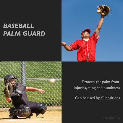Palm Guard Padding for Baseball & Softball Catchers - 3 Sizes (Youth/Adult) - size: Medium