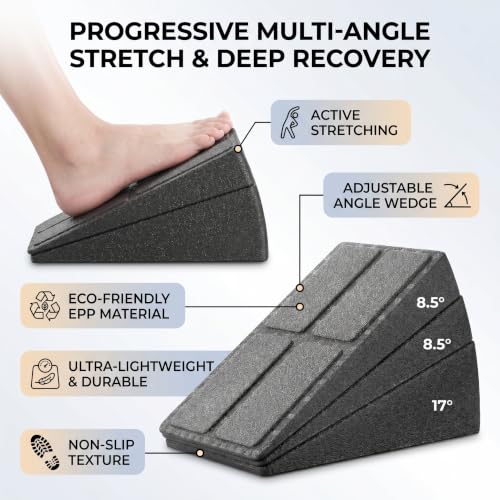 Slant Board, Adjusted Foot Calf Stretching Board Calf Stretcher Slant Board for Home Exercise Fitness