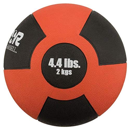 Champion Barbell Rubber Medicine Ball - 4.4 lb. - Red